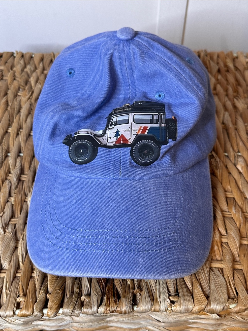 Jeep Blue Off-Road Cap with Truck Patch